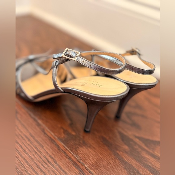Kate Spade silver stone  Heels size 8.5 - Picture 6 of 6